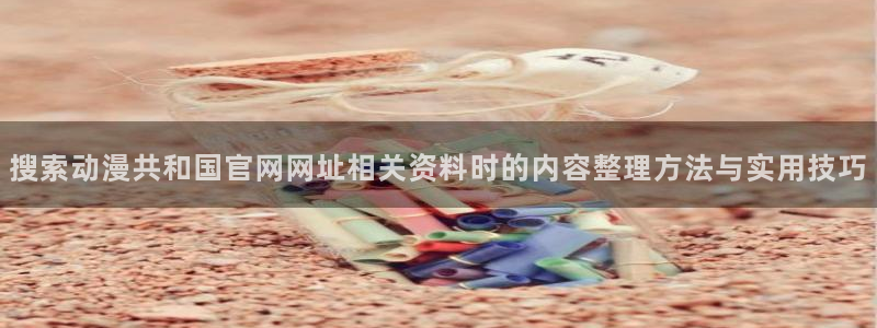 终末的后宫动漫完整版观看:搜索动漫共和国官网网址相关资料时的内容整理方法与实用技巧